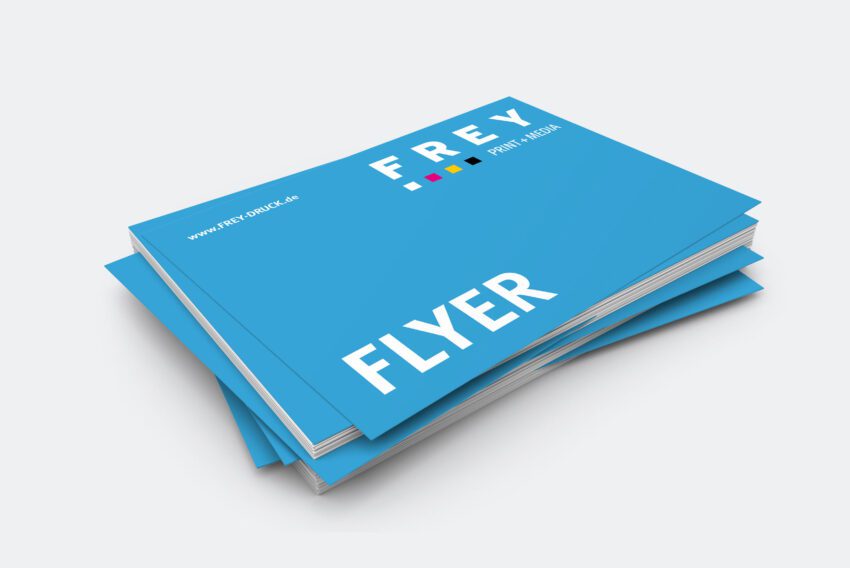 Flyer A6 beidseitig bedruckt FREY DRUCK